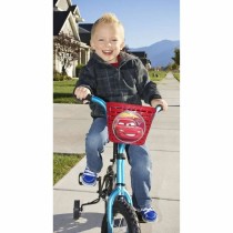 Children's Bike Basket Cars Red