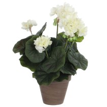 Decorative Plant Mica Decorations PVC Geranium