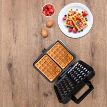 Waffle Maker Alpina 1000 W Silver