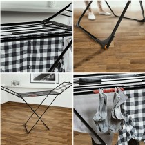 Folding clothes line Vileda Extra Black 174090 174 x 56 x 116 cm