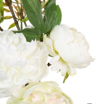 Decorative Flowers 65 x 30 x 18 cm White Peony