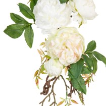 Decorative Flowers 65 x 30 x 18 cm White Peony