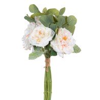 Bunch White Green Roses 20...