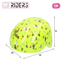 Children's Cycling Helmet Colorbaby Neon Cali Vibes Yellow (4 Units)