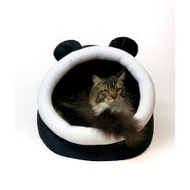 Pet bed GO GIFT White Black 40 x 4 x 45 cm