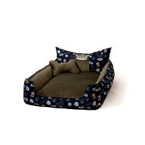 Pet bed GO GIFT L Bronze 90 x 16 x 50 cm