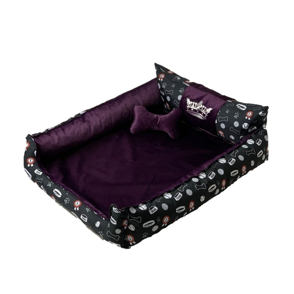 Pet bed GO GIFT L Purple 90 x 16 x 50 cm