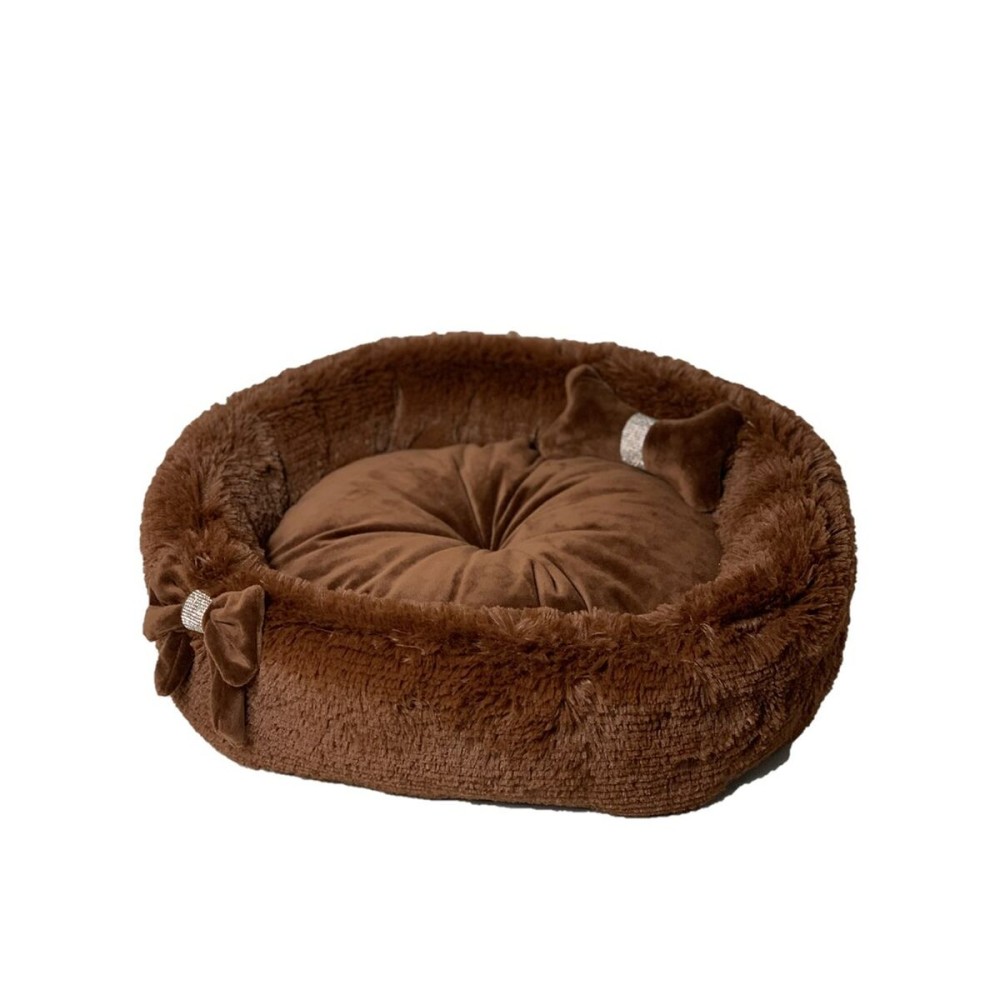 Pet bed GO GIFT L Chocolate 55 x 18 x 5 cm