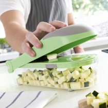 7 in 1 vegetable cutter, grater and mandolin with recipes and accessories Choppie Expert InnovaGoods