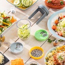 Vegetable Spiral Cutter and Grater with Recipes Vigizer InnovaGoods