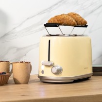 Toaster Cecotec Toast&Taste 1000 Retro Double 980 W Yellow