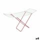 Folding clothes line Confortime Bermeo 170 x 55 x 95 cm White Red (4 Units)