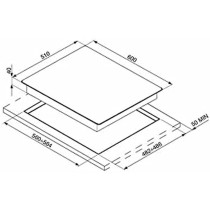 Gas Hob Meireles MG 3630X  BUT 60 cm 60 cm