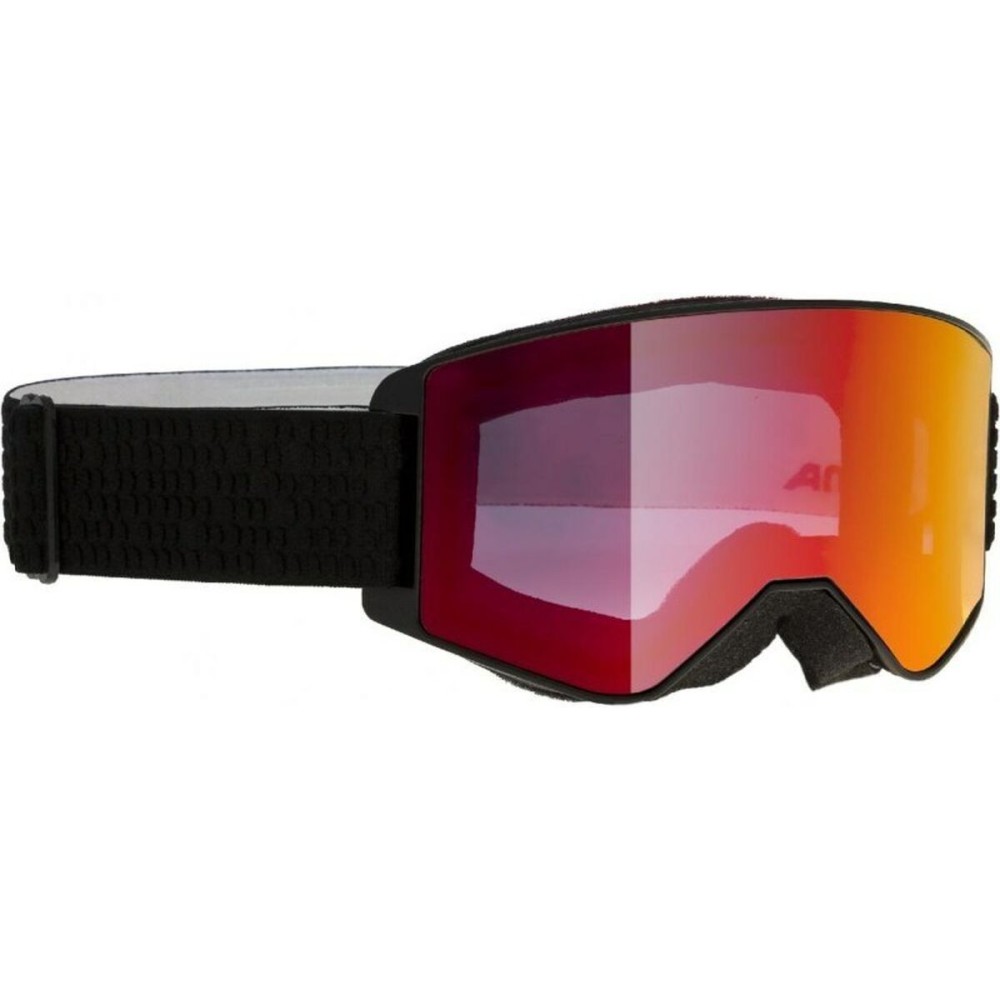 Ski Goggles Alpina Narkoja Black Orange Mirror Plastic