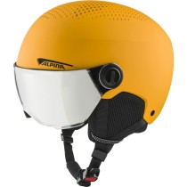 Ski Helmet Alpina Zupo Visor Q-Lite Yellow 51-55 cm