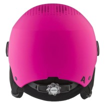 Ski Helmet Alpina Zupo Visor Q-Lite Pink 51-55 cm