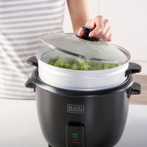 Rice Cooker Black & Decker ES9680120B Black Stainless steel 700 W 29 x 29 x 29 cm 1,8 L