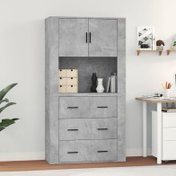 Highboard Concrete Grey...