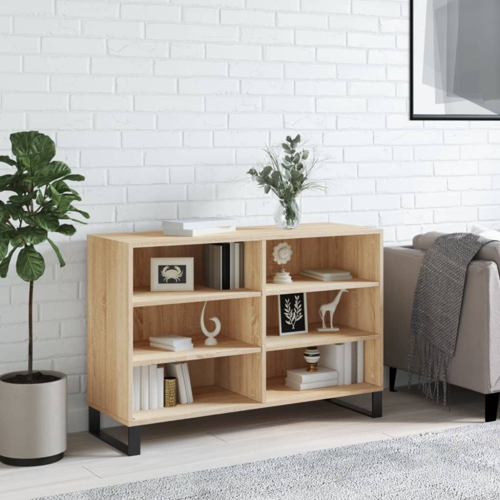 Sideboard Sonoma-Eiche 103,5x35x70 cm Holzwerkstoff