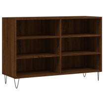 Sideboard Brown Oak 103.5x35x70 cm Engineered Wood