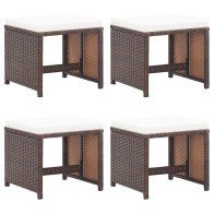 Garden Stools 4 pcs with...