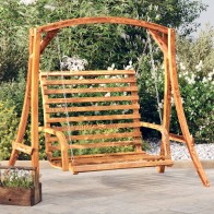 Swing Bench Solid Wood...