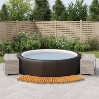 Hot Tub Surround Grey Poly...