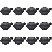 Outdoor Solar Lamp Set 6 pcs Fence Light Gutter Light White