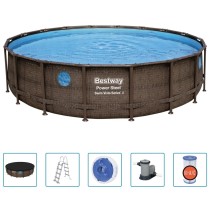 Bestway Power Steel Swimming Pool Set 549x122 cm