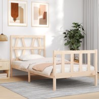 Bed Frame with Headboard...