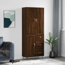 Highboard Sonoma Oak 69.5x34x180 cm Engineered Wood