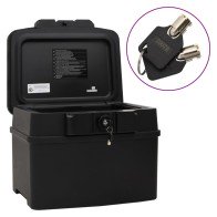 Safe Box Black 38x32.5x16.5 cm