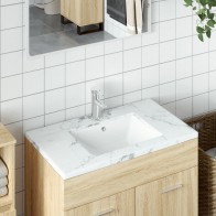 Bathroom Sink White...