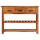 Sideboard with 3 Drawers 110x30x80 cm Solid Sheesham Wood