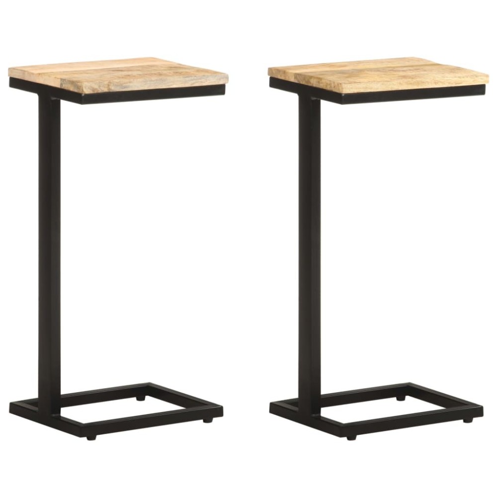 Side Tables 2 pcs 31.5x24.5x64.5 cm Solid Reclaimed Wood