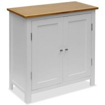 Cupboard 70x35x75 cm Solid Oak Wood