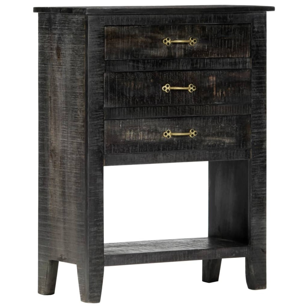 Beistellschrank 60x30x80 cm Massivholz Mango