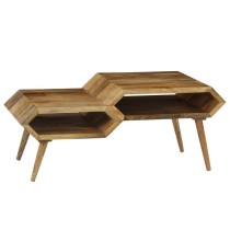 Couchtisch Mangoholz Massiv 104x50x45 cm