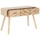 Console Table 100x35x68 cm Solid Wood