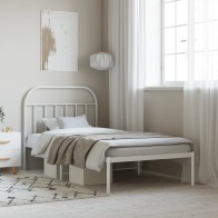 Metal Bed Frame with...