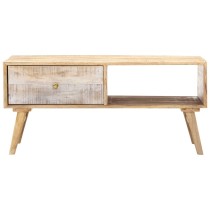 Coffee Table 88x60x40 cm Solid Mango Wood