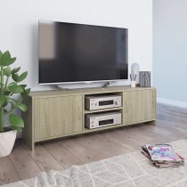 TV Cabinet Grey 120x30x37.5 cm Engineered Wood