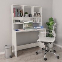 Desk with Shelf White and...