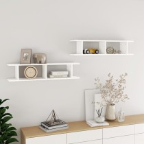 Wall Shelf 2 pcs White...