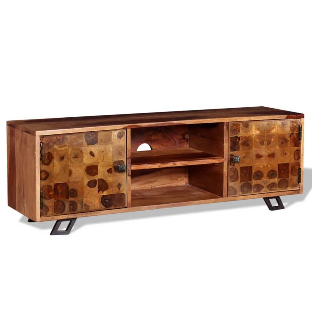 TV Cabinet Solid Sheesham Wood 120x30x40 cm