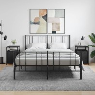 Nachttisch Schwarz 40x42x60...