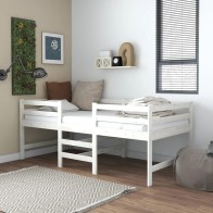 Bed Frame White 90x200 cm...