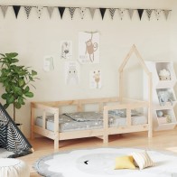 Kids Bed Frame White 70x140...