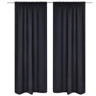 2 pcs Black Slot-Headed...