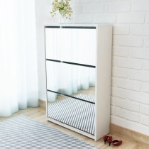 Shoe Cabinet with Mirror...